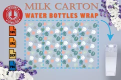 tropical Svg Full Wrap, for Milk Carton Water Bottles Svg Product Image 1