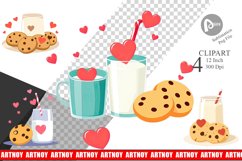 Milk Cookies Clipart Product Image 1