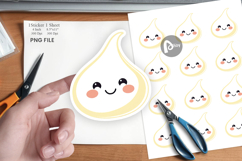 Smiling Milk Drop Sticker Product Image 1