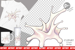 Milk Splash Clipart Product Image 1