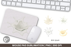 Mouse Pad Milk Splash Product Image 1