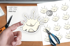 Milk Splash Sticker Product Image 1