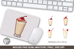 Mouse Pad Milkshake with Cherry Product Image 1