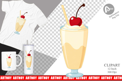 Milk Box with Straw Clipart Product Image 1