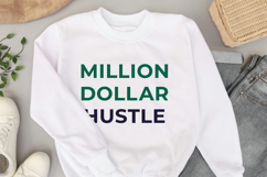 Million Dollar Hustle SVG Motivational Business Design Product Image 2