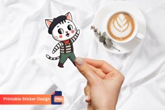 Mime Cat sticker, Mime Cat sticker PNG Product Image 1
