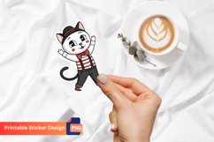 Mime Cat sticker, Mime Cat sticker PNG Product Image 1