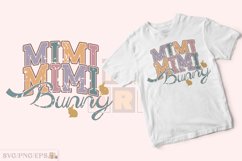Retro Mimi Bunny Easter PNG Sublimation Design, Easter Day Product Image 2