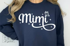 Mimi SVG Butterfly - Mimi Life - Mothers Day - My Mimi Era Product Image 1
