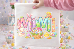 Mimi Easter PNG, Happy Easter PNG, Easter Bunny PNG, Mama Product Image 2