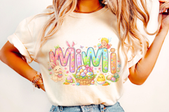 Mimi Easter PNG, Happy Easter PNG, Easter Bunny PNG, Mama Product Image 4