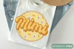 Mimi PNG | Mimi Flower PNG | Retro Mimi Sublimation Product Image 1