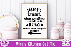 Mimi&#039;s Kitchen - Where Everything is Made With Love SVG Product Image 1