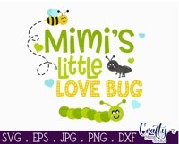Mimi&#039;s Little Love Bug | Mimi Love Svg File Product Image 2