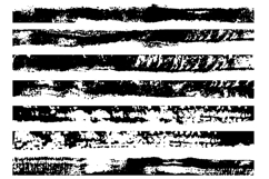 Set of grunge brush strokes. Paint edges borders. Vector Product Image 1