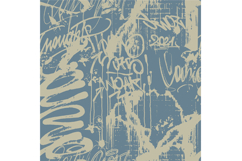 Graffiti seamless pattern. Street art. Vector background Product Image 1