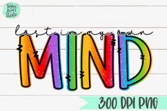 Lost In My Own Mind | A Neurodiversity PNG Product Image 2