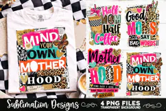 Trendy Mama PNG , Retro Collage Mama 4 Designs Sublimation Product Image 4