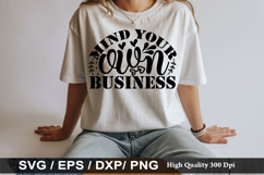 Mind your own business - Bee SVG Design Product Image 1
