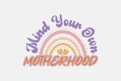 Mom Motherhood Quote SVG - PNG Design Product Image 1
