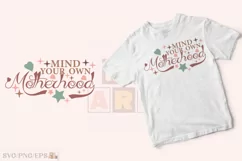 Mom Mama Mother’s Day SVG T-shirt Design, Mother’s Day SVG Product Image 2