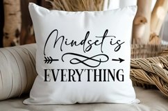 Mindset Is Everything SVG , Motivational Quotes SVG Product Image 3