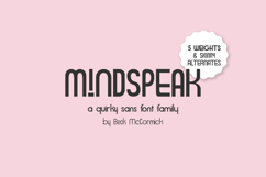 Mindspeak Sans Family Product Image 1