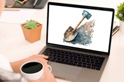  Watercolor Miner Pick Shovel Clipart Bundle, Miner Pick Shovel Clipart,Miner Pick Shovel png,Miner Pick Shovel,gold rush party,gold rush clip art,gold mine png,gold nugget files,gold digger,workman clipart,birthday invitation,western clipart,digital down