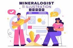 11 Mineralogist Vector Illustration Product Image 1