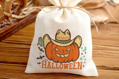 Halloween Cowboy clipart Cut file Howdy Pumpkin silhouette Product Image 7