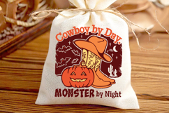 Halloween Cowboy boots Pumpkin Halloween Monster T-shirt svg Product Image 5