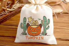 Halloween Cowboy clipart Cut file Howdy Pumpkin SVG, PNG Product Image 6
