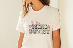 Mini Bunny Retro Easter SVG Design Product Image 2