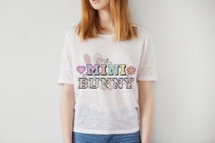 Mini Bunny Retro Easter SVG Design Product Image 3