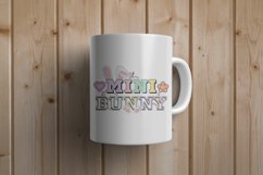 Mini Bunny Retro Easter SVG Design Product Image 4