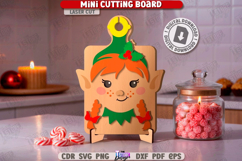 Christmas Mini Cutting Boards with Stands Laser Cut Bundle Product Image 4