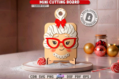 Christmas Mini Cutting Boards with Stands Laser Cut Bundle Product Image 6