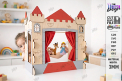 Mini Puppet Theater Laser Cut | Kids Laser | Nursery Decor Product Image 1