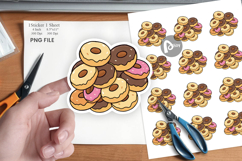 Mini Donut Stack Sticker Product Image 1