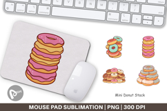 Mouse Pad Mini Donut Stack Product Image 1