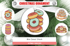 Ornament Mini Donut Stack Product Image 1