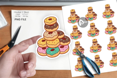 Mini Donut Stack Sticker Product Image 1