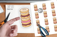 Mini Donut Stack Sticker Product Image 1