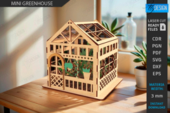 Mini Greenhouse Laser Cut Bundle |Plant Accessories| Garden Product Image 8