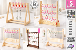 Mini Hanger Jewelry Display Laser Cut Bundle | Jewelry Stand Product Image 1