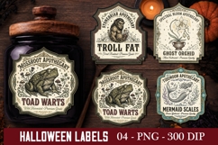 MINI Potion Labels, MINI Apothecary Labels Product Image 1
