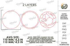 3D Mini puzzle decors Bundle Laser Cut. Wall art SVG Product Image 4