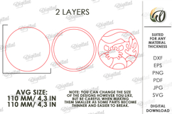 3D Mini puzzle decors Bundle Laser Cut. Wall art SVG Product Image 6