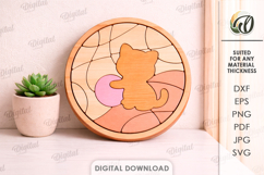 3D Mini puzzle decors Bundle Laser Cut. Wall art SVG Product Image 10