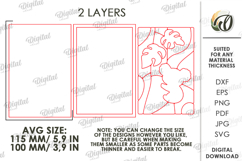 3D Mini puzzle decor Laser Cut. Wall art SVG. Koala Product Image 2